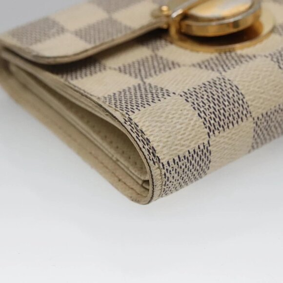 LOUIS VUITTON Damier Azur Portefeuille Koala Trifold Wallet N60013 Auth BA4841 - Picture 5 of 16